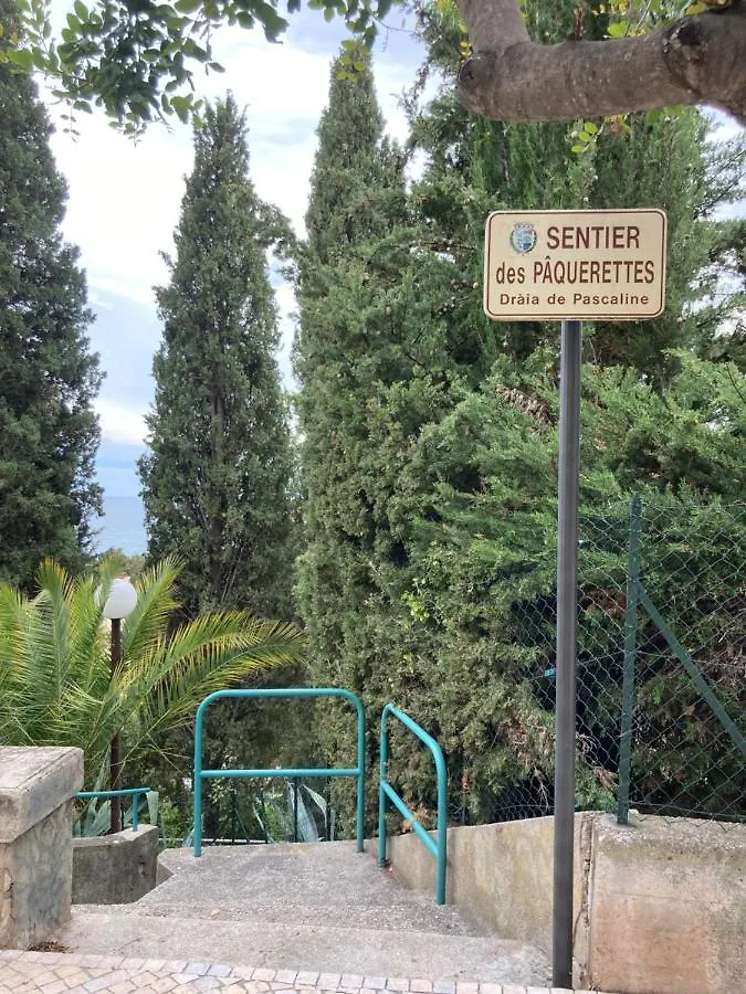 מנטון Studio Villa La Cigale Avec Grande Terrasse דירה