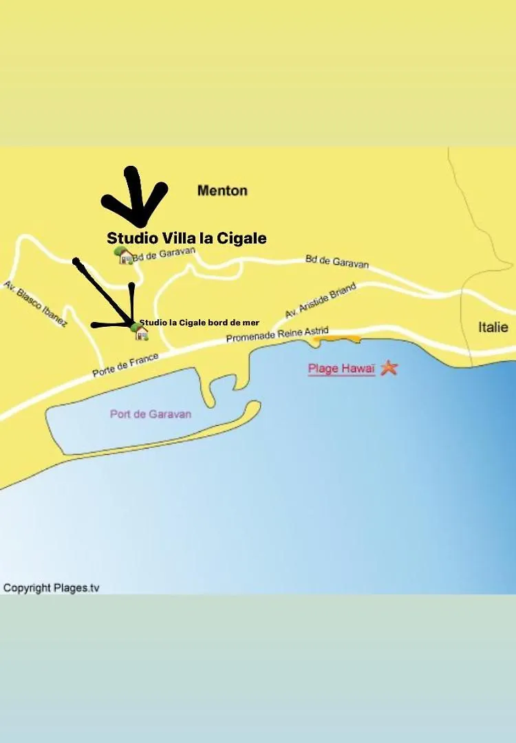 מנטון Studio Villa La Cigale Avec Grande Terrasse צרפת
